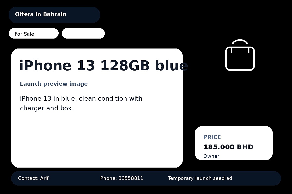 iPhone 13 128GB blue