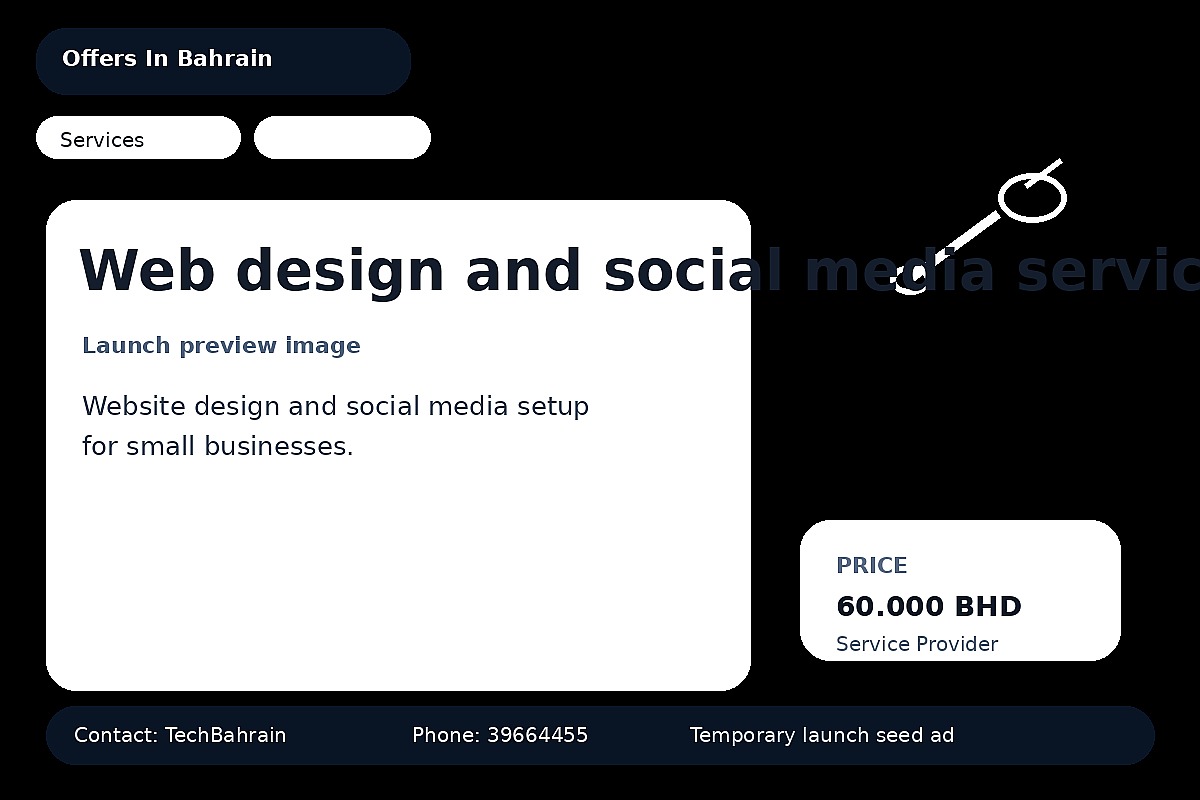 Web design and social media service